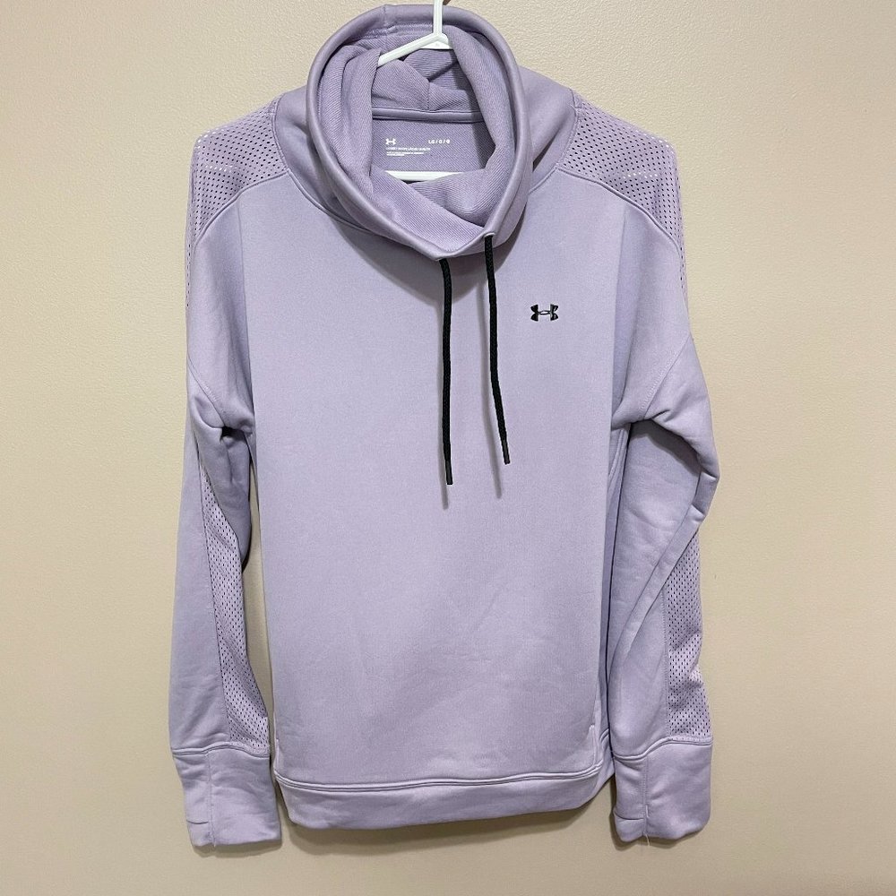 Under Armour Slouch Neck Pullover - Lilac, LG